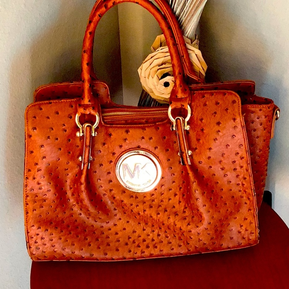 Michael Korean Ostrich Bag